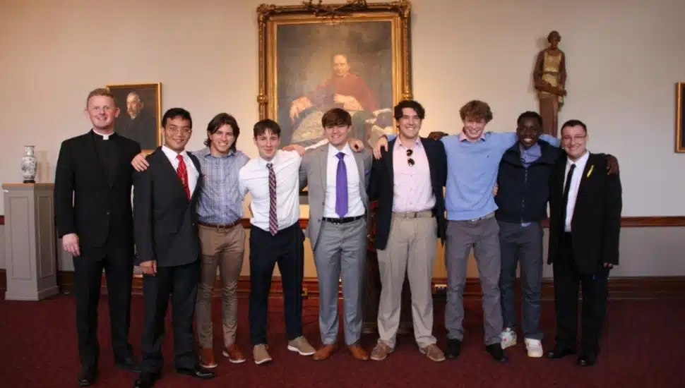 Students and teachers in Catholic Scholars Program.