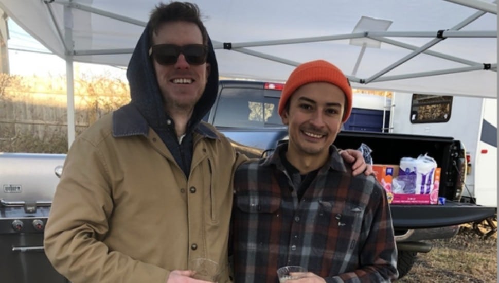 Founders (left) Sean McGuire and (right) Nick Mata. McGuire and Mata, two longtime homebrewers, are planning to open a new brewery, Future Days Beer, in Northern Liberties this fall.