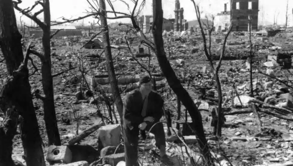 Herbert Sussan in Nagaski in 1946.