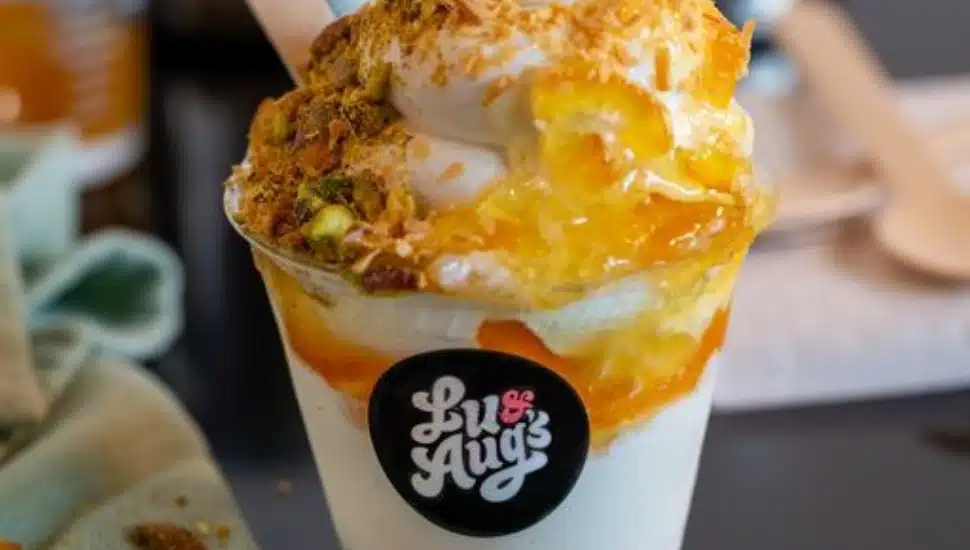 Lou & Aug's unique style of affogato.
