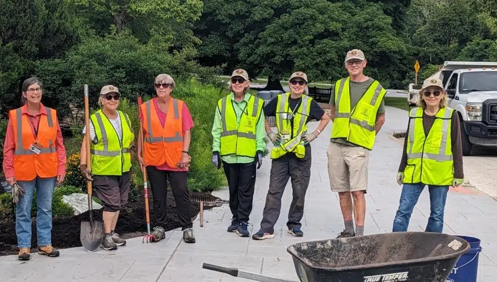 Volunteers at Valley Forge National Historical Park.
