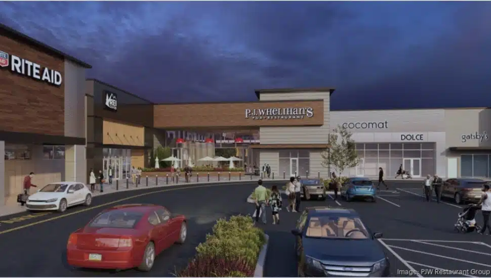 A rendering of the new P.J. Whelihan's in Conshohocken.