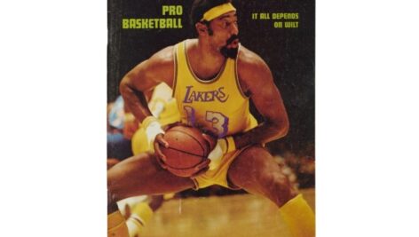 Sports Illustrated Cover with Wilt Chamberlain