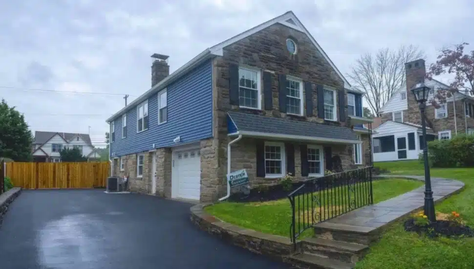 External shot of 1222 Gordon Road in Jenkintown.