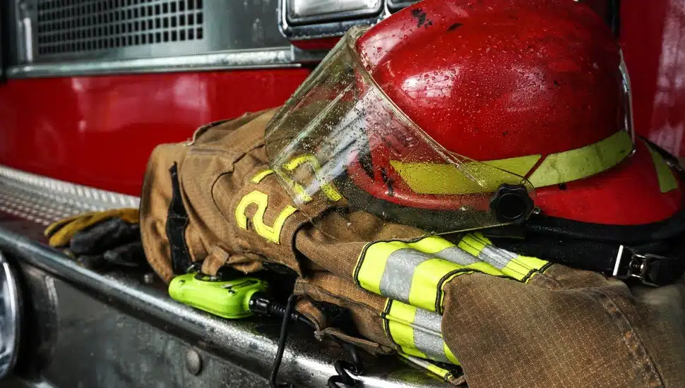 Firefighter's gear.