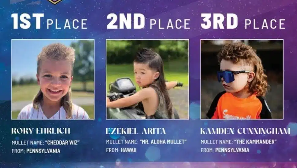 Rory Ehrlich wins national mullet competition.