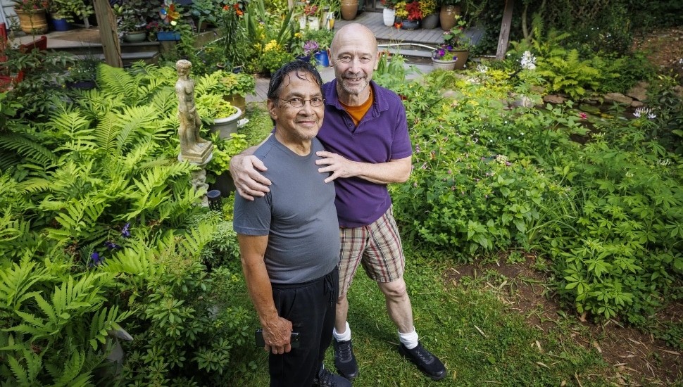 An Asian-inspired garden in Norristown.