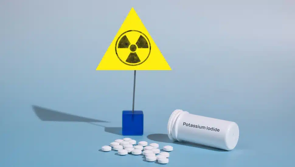 Potassium iodide tablets.