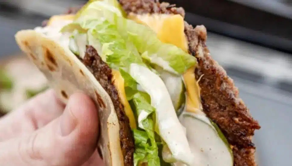 Smash burger tacos.
