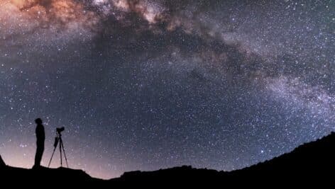 Stargazing.