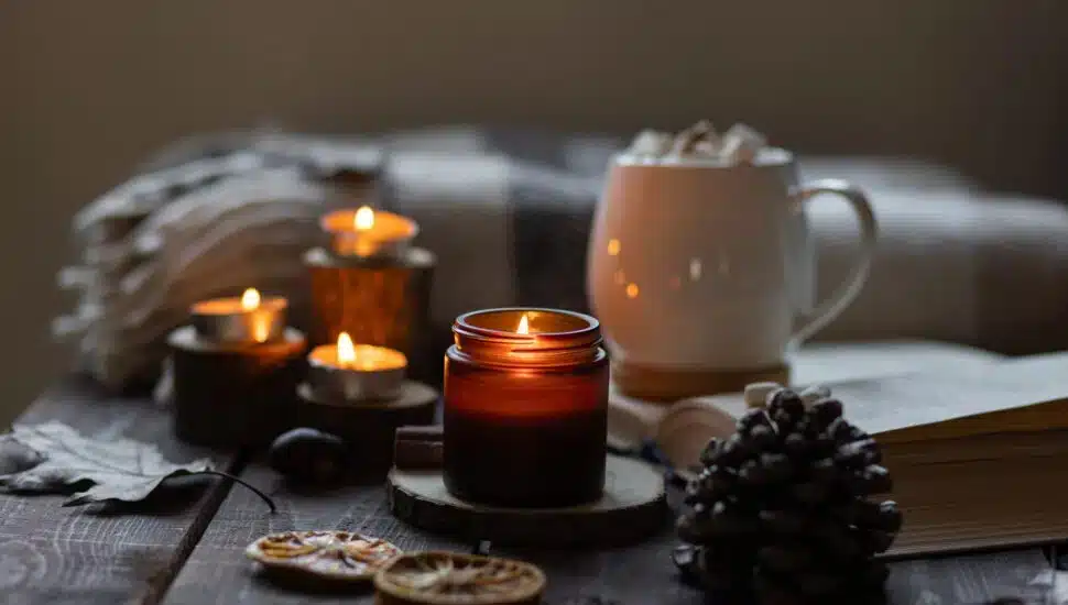 Fall candles.
