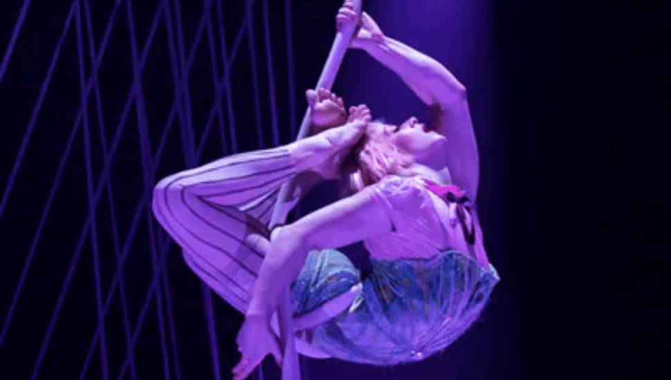 Cirque du Soleil Bazaar act on ropes.