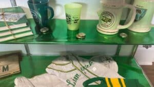 Limerick mugs and shirts and other items.