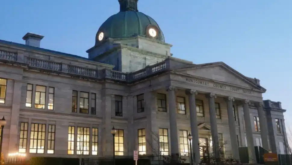 Montgomery County Court House in Norristown.