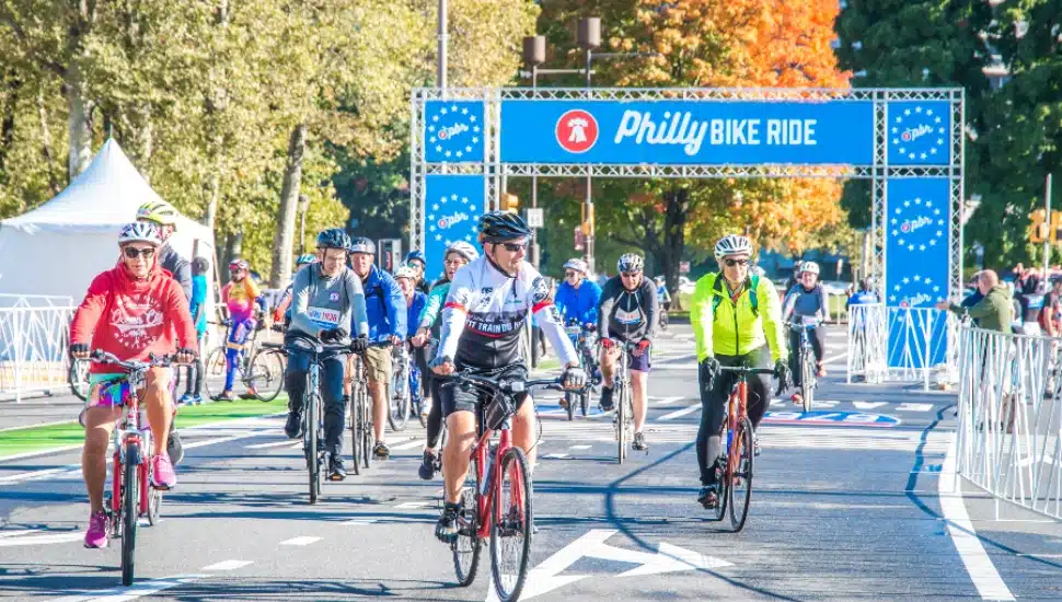 Last year's Philly Bike Ride.