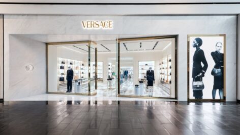 Versace store in King of Prussia Mall.