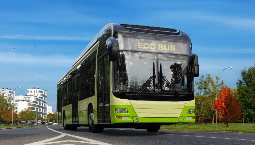 electric bus.