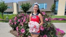 Montgomery County Community College cheerleader