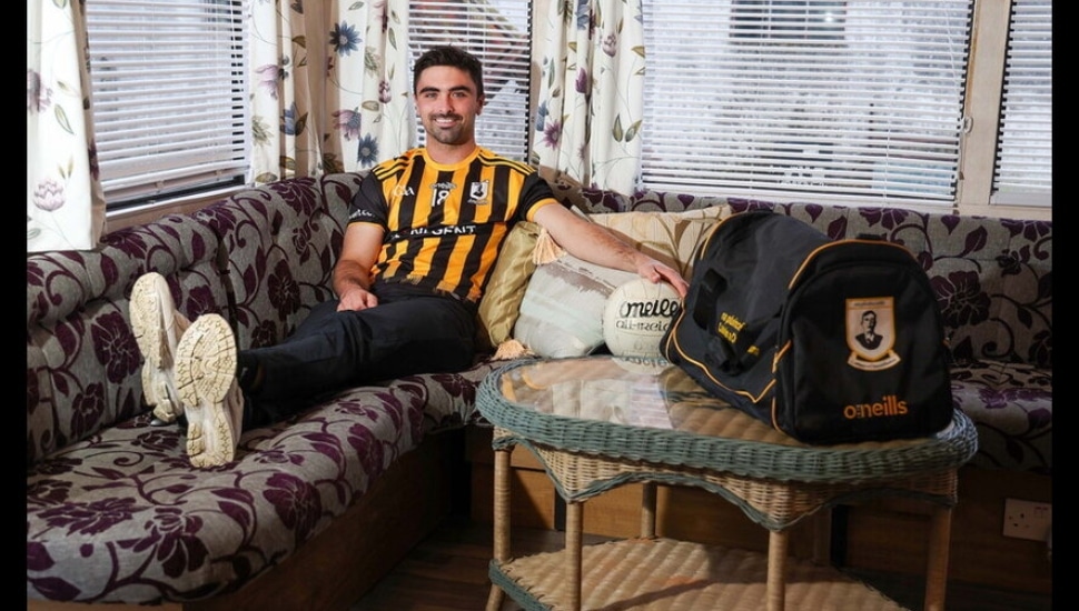 Aidan Coyle at his father's family's home in Northern Ireland.