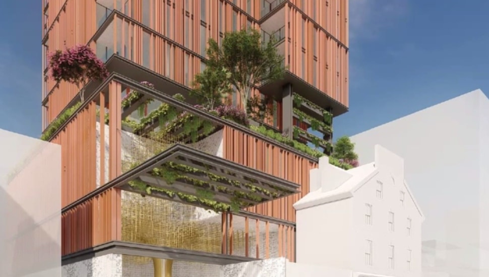A rendering of Arbour House.