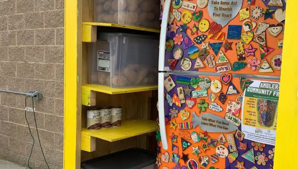 community fridge in Ambler