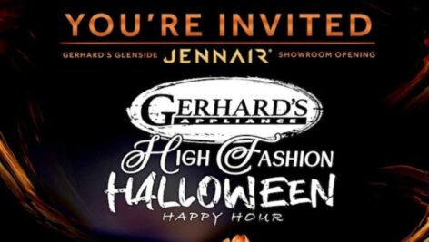 High Fashion Halloween Happy Hour by Gerhard’s Appliances.