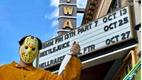 Jason Voorhees comes to the Hiway Theater.