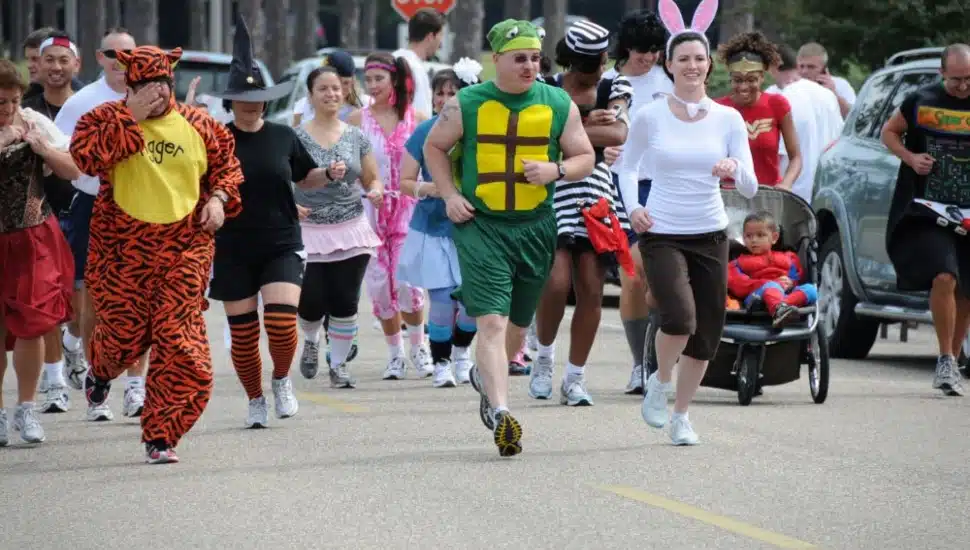 Halloween fun run