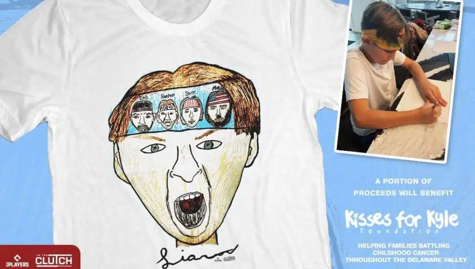 Liam Castellanos, the son of Phillies slugger Nick Castellanos, has a new tee out.