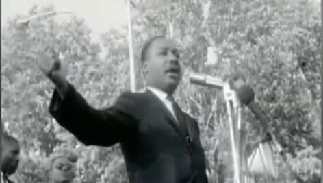 Martin Luther King Jr. at Girard College.