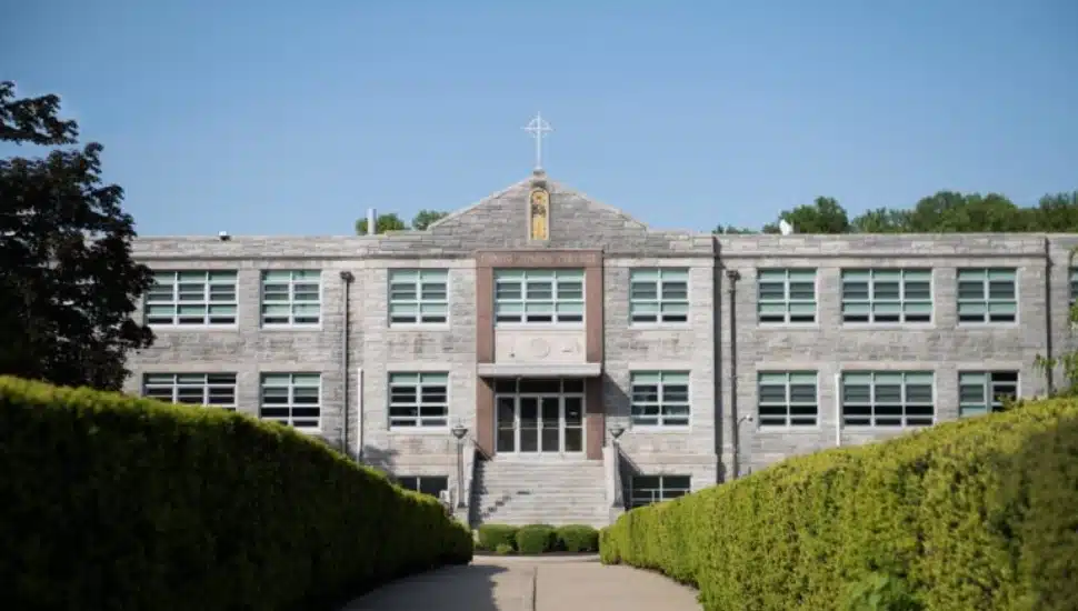 Exterior of Mano College.
