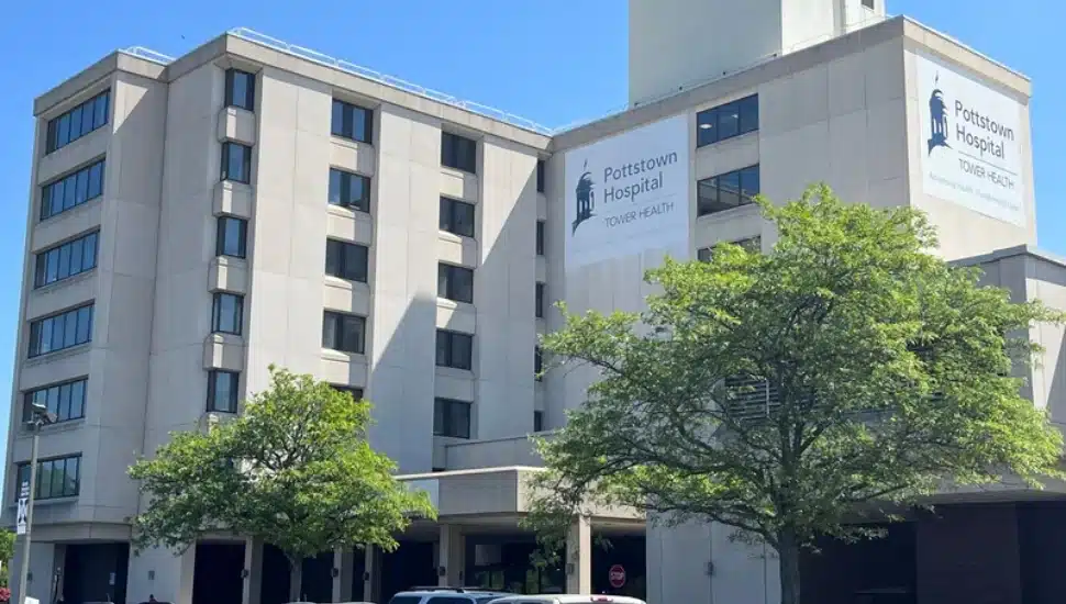 External shot of Pottstown Hospital