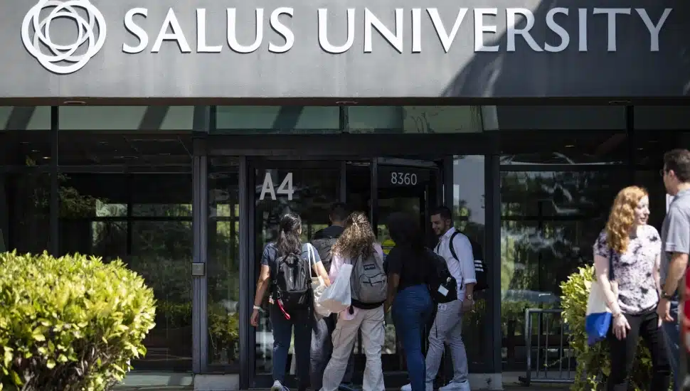 Salus University campus.