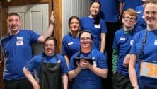 Staff at So Much to Give Inclusive Cafe