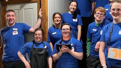 Staff at So Much to Give Inclusive Cafe