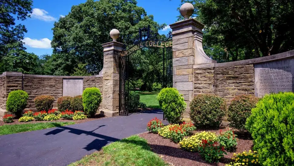 Entrance to Ursinus College.