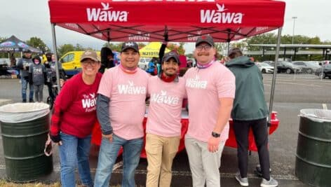 At the grand opening, The Wawa Foundation announced the Breast Cancer Awareness Fund of $200,000 for eligible non-profits that perform research or provide preventive care. Now accepting applications from non-profits through 10/31.