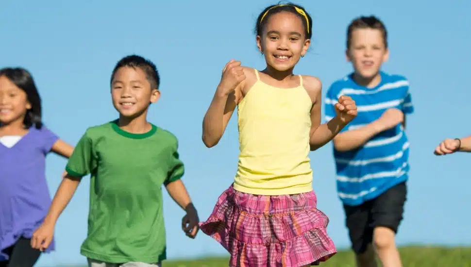 Children having fun