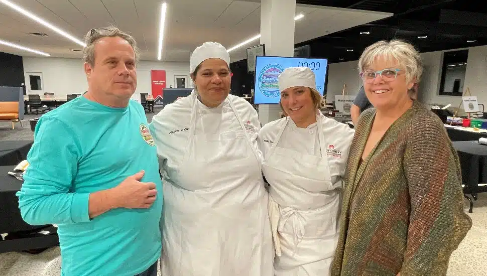 From left, Gene Dugan, Ashaleea Walker, Sarah Bagley and Sheila Dugan.