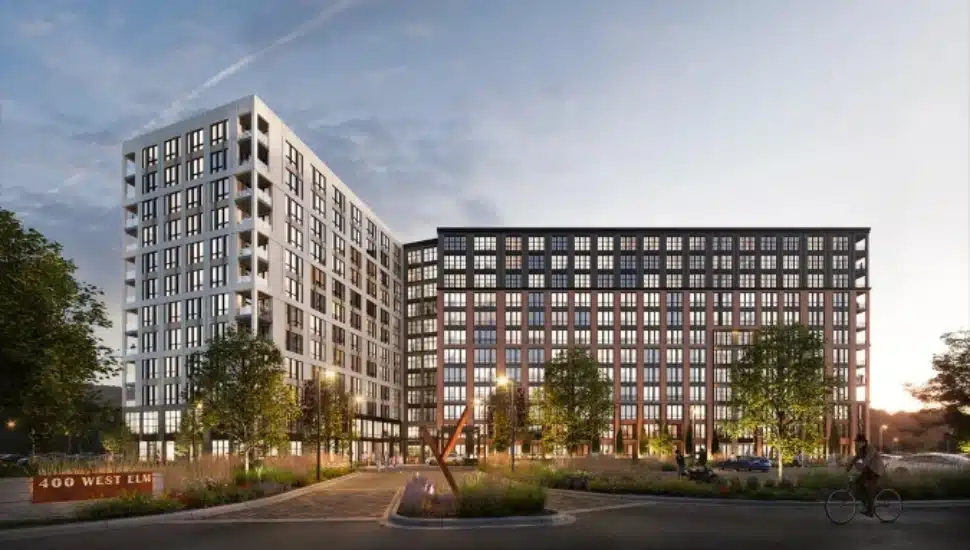 A rendering of Madison West Elm in Conshohocken.