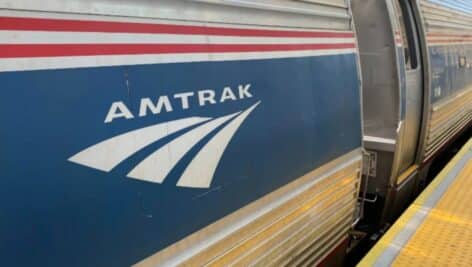 Amtrak train.
