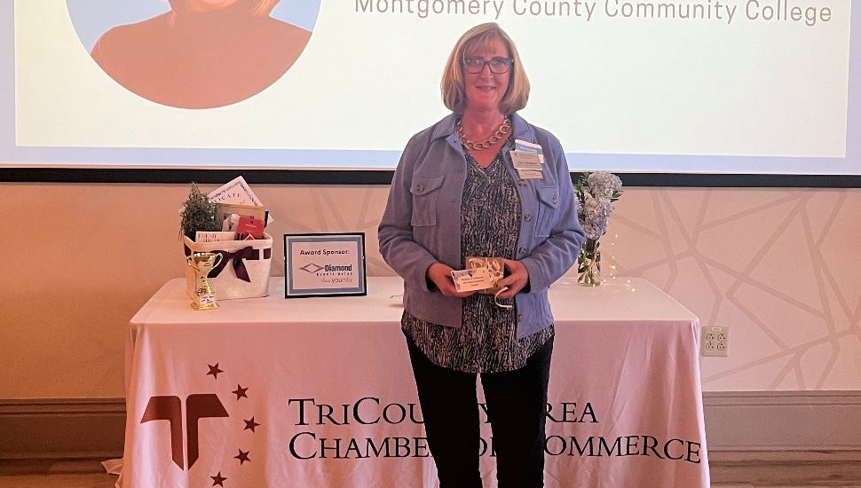 Amy Auwaerter, Director of Pottstown Campus Operations at Montgomery County Community College, is the recipient of the REACH Woman and Influence and Empowerment Award by the TriCounty Chamber of Commerce.