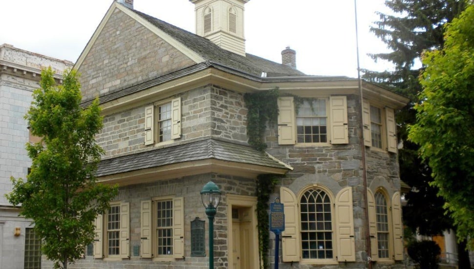 The 1724 Courthouse in Chester.