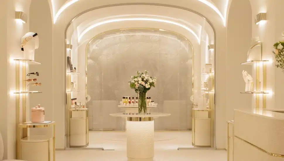 A Dior store.
