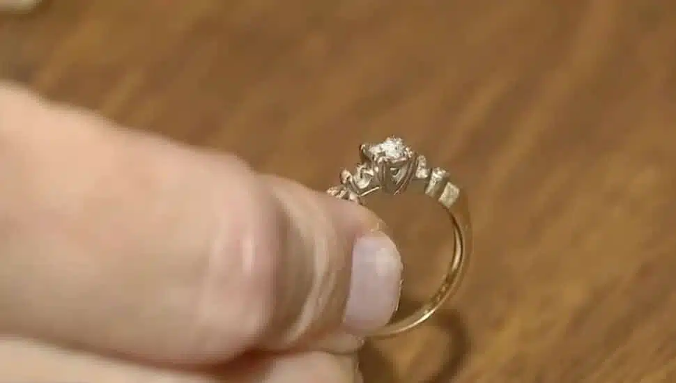 Gary Guadagno's mother's wedding ring.