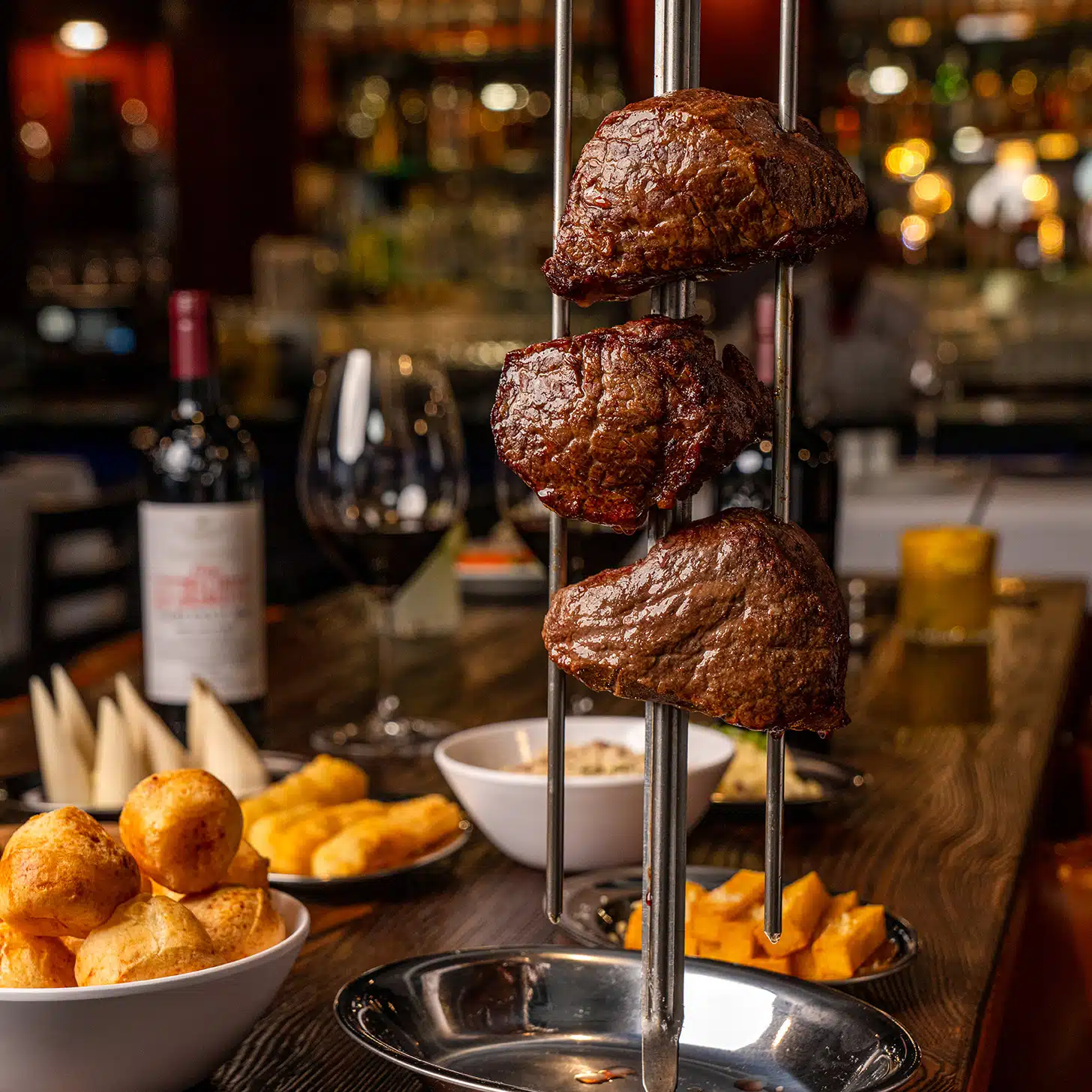 All-you-can-eat meat at Gaucho's Prime in King of Prussia.