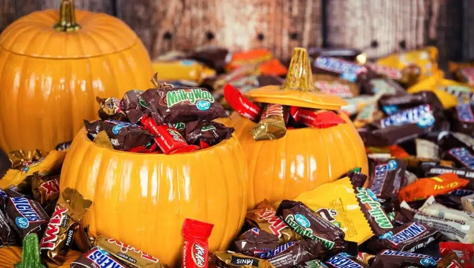 Halloween candy.