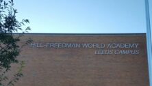 External shot of Hill-Freedman World Academy.
