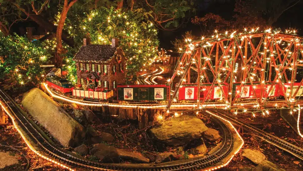 Morris Arboretum Holiday Garden Railway.