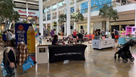 A Back-to-School event at Plymouth Meeting Mall.